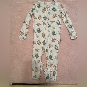 Sage and Ivory Baby bamboo pajamas